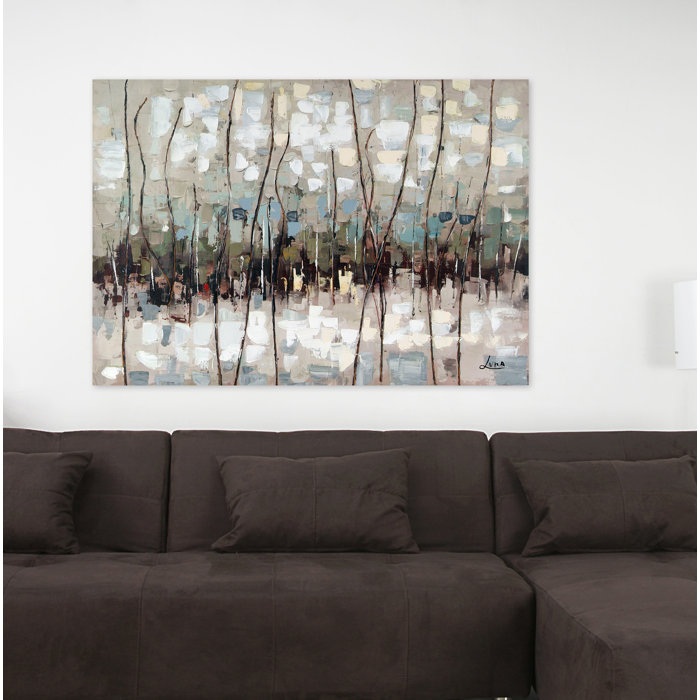 Hobbitholeco. 30" H x 40" W Ready to Hang, Hand Painted 'Abstract" by